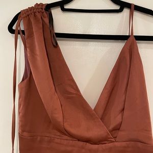 Lulus rusty rose jumpsuit